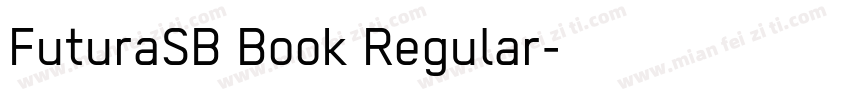 FuturaSB Book Regular字体转换